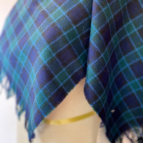 Pendleton Vintage Plaid 100% Virgin Wool Scarf NWT